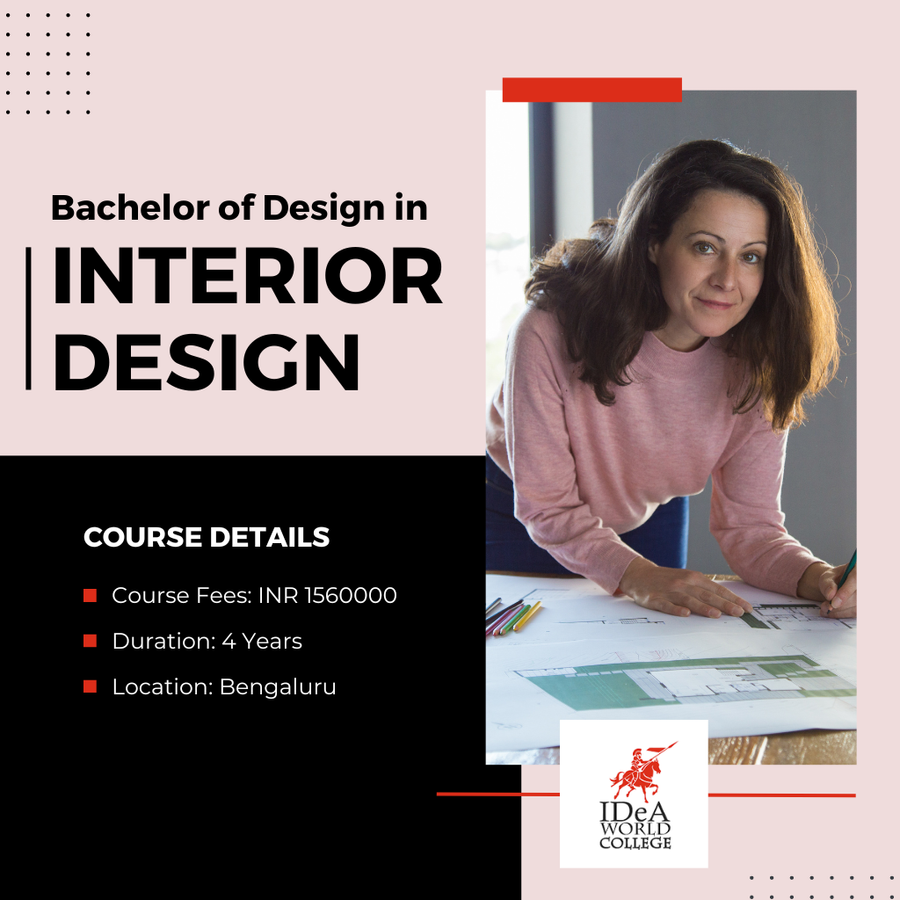 Bachelor of Design in interior Design at IDeA World College, Bengaluru/Bangalore